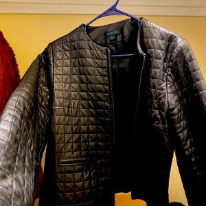 ***Sold***Vintage black leather jacket